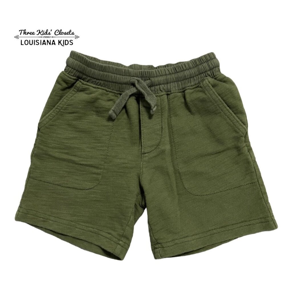 Carter's 2T Green French Terry Pull-On Shorts